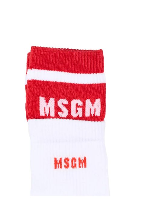Calzini con logo MSGM KIDS | S6MSJUSO231001/82